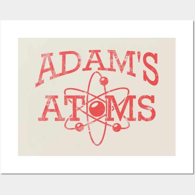 Adam's Atoms, distressed Wall Art by hauntedjack